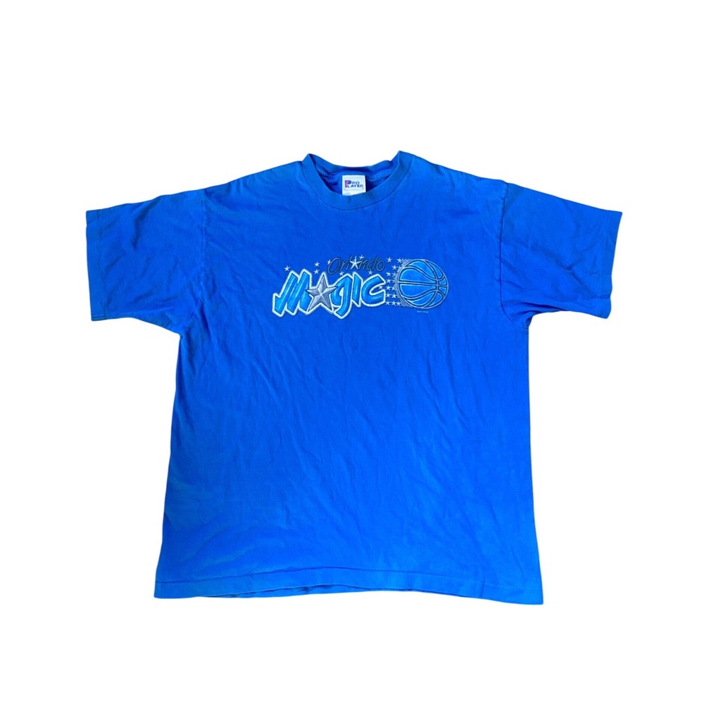 Vintage Orlando Magic Tee Shirt Mens XL Blue NBA Basketball 90s USA Cotton Sport